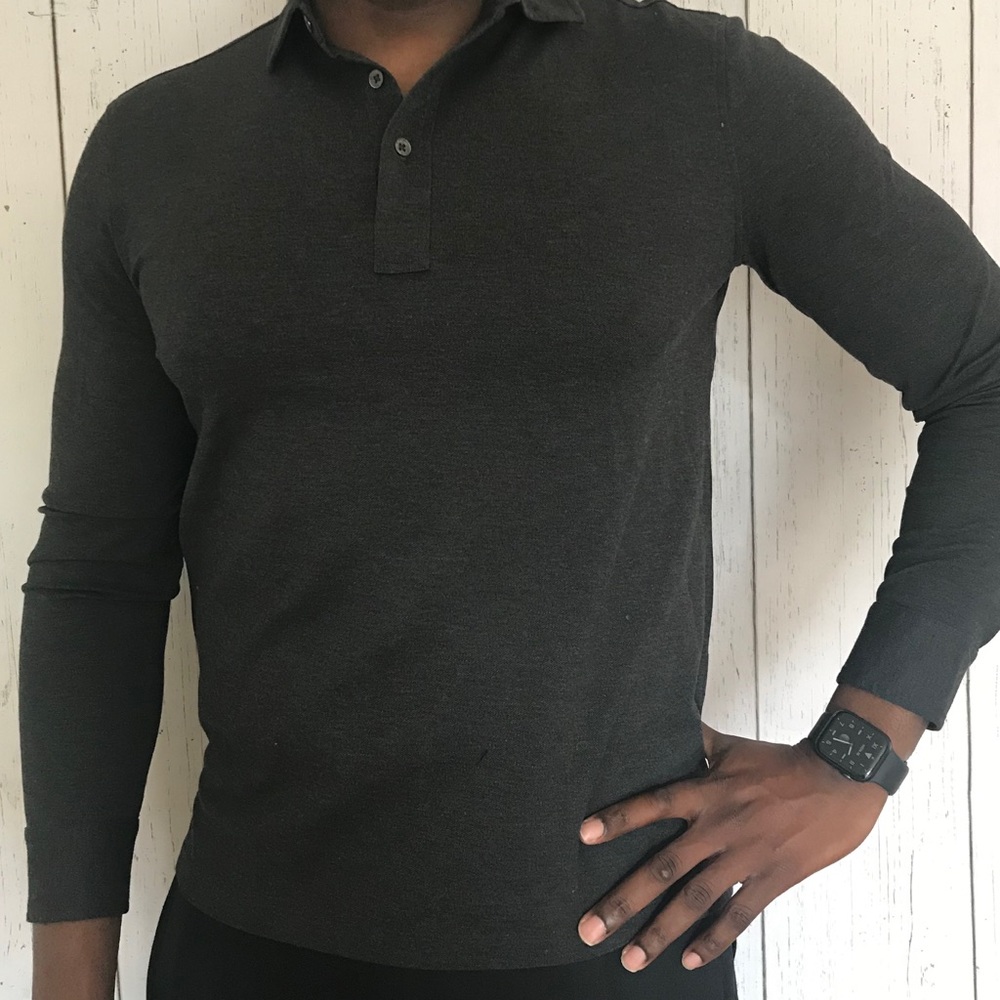 NWOT Custom Slim Stretch Mesh Polo